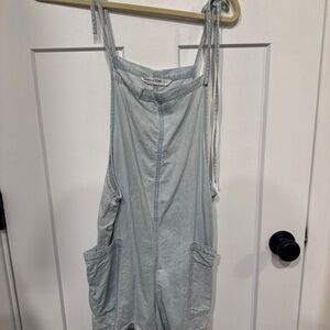 Light Blue Denim Overalls